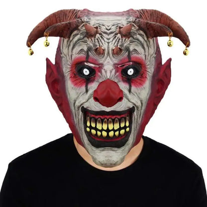 Halloween Various Clown Mask Costume Mask Latex Masks Helmet NPC Prank Scare Headgear Bar - Style15