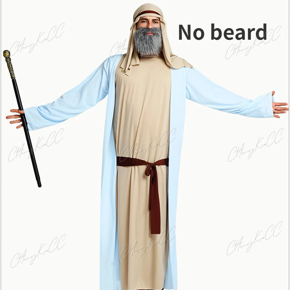 Arabia Arab Sheikh Shepherd Arabian Halloween Costume for Adults