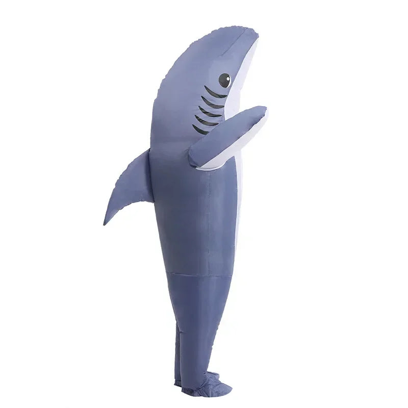 Shark Inflatable Costume Cute Funny Unique Standing Shark Inflatable Suit For Halloween Christmas Cosplay - product image 8