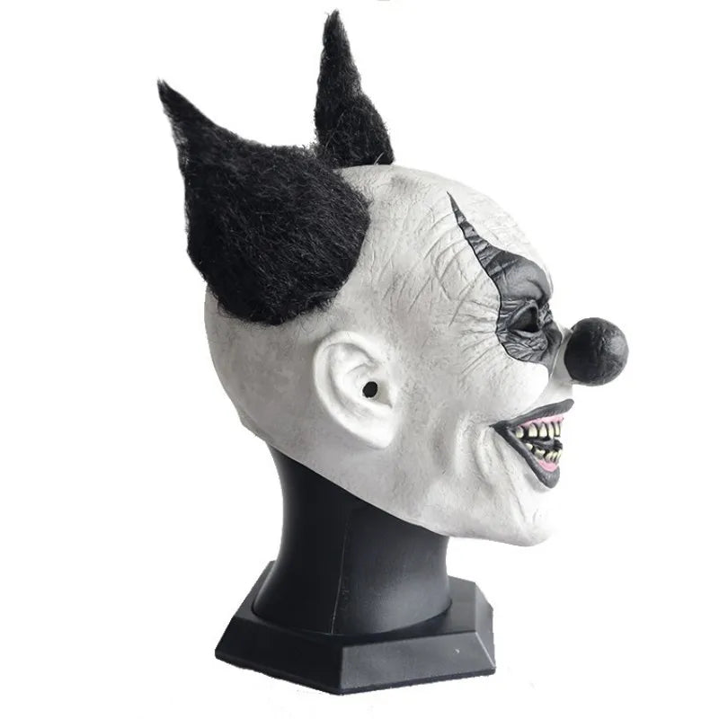 Dark Knight Horn Clown Mask Decoration Halloween Scary Demon Clown Mask Costume Haunted - View 3