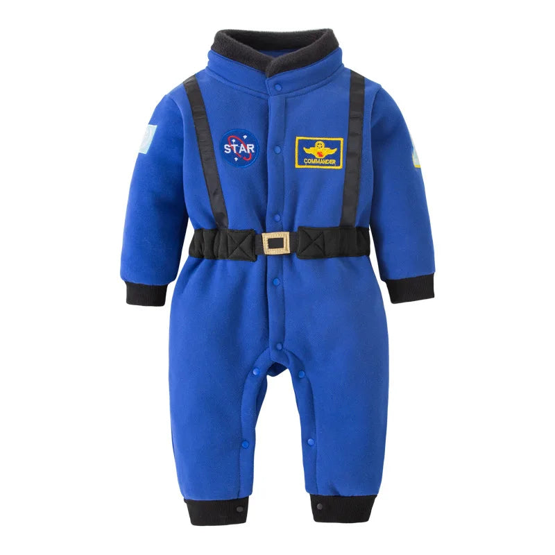 Halloween Costume Cute Astronaut Spacesuit Rompers Toddler Infant Newborn Jumpsuit for - White ST Space Suit / 80(6-12 months
