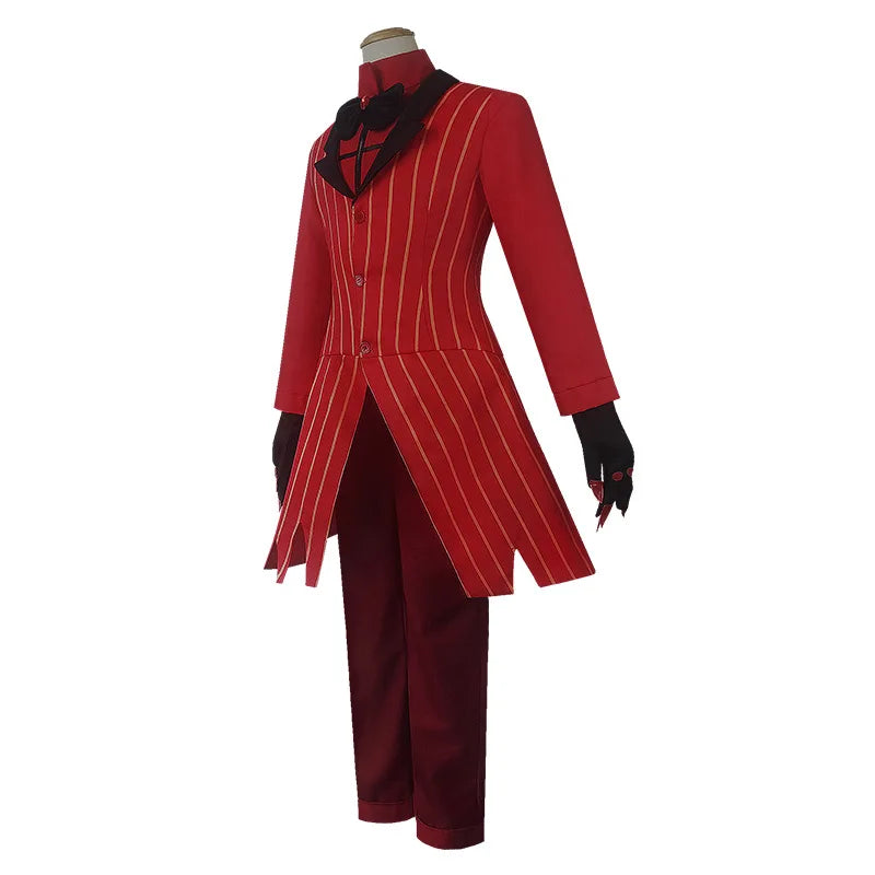Hazbin Costume Hotel Uniform ALASTOR Costume Adult Men Halloween Uniform Jacket Pants - Costume / XXXL
