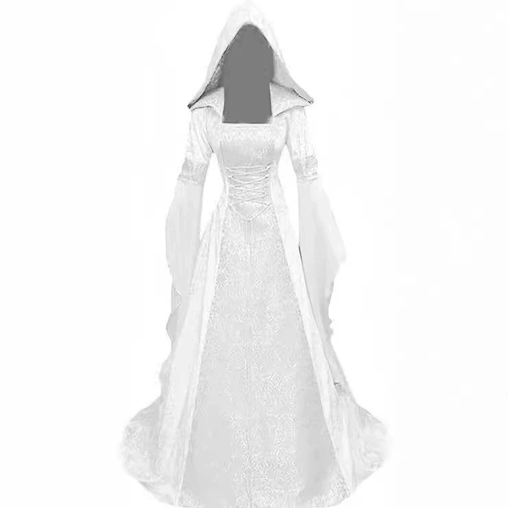 Witch Devil Halloween Costume for Women - Hooded