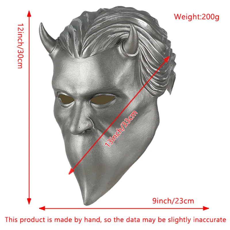 1PC Ghost band mask, latex material mask, precise perforation, role-playing props, Halloween mask - product image 3