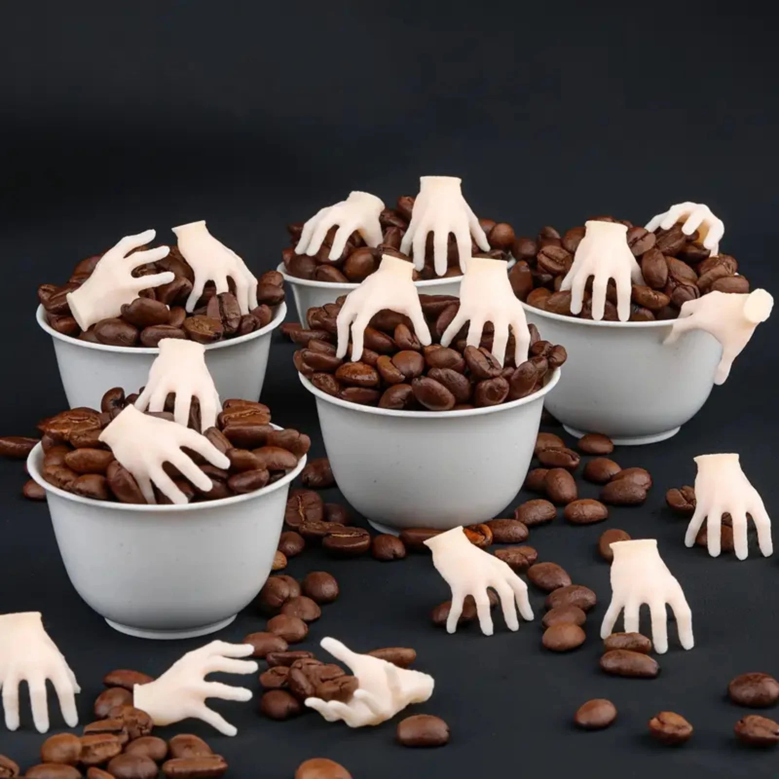 15PCS Halloween Horror Mini Plastic Hands - Fun Hand Decorations - product image 4