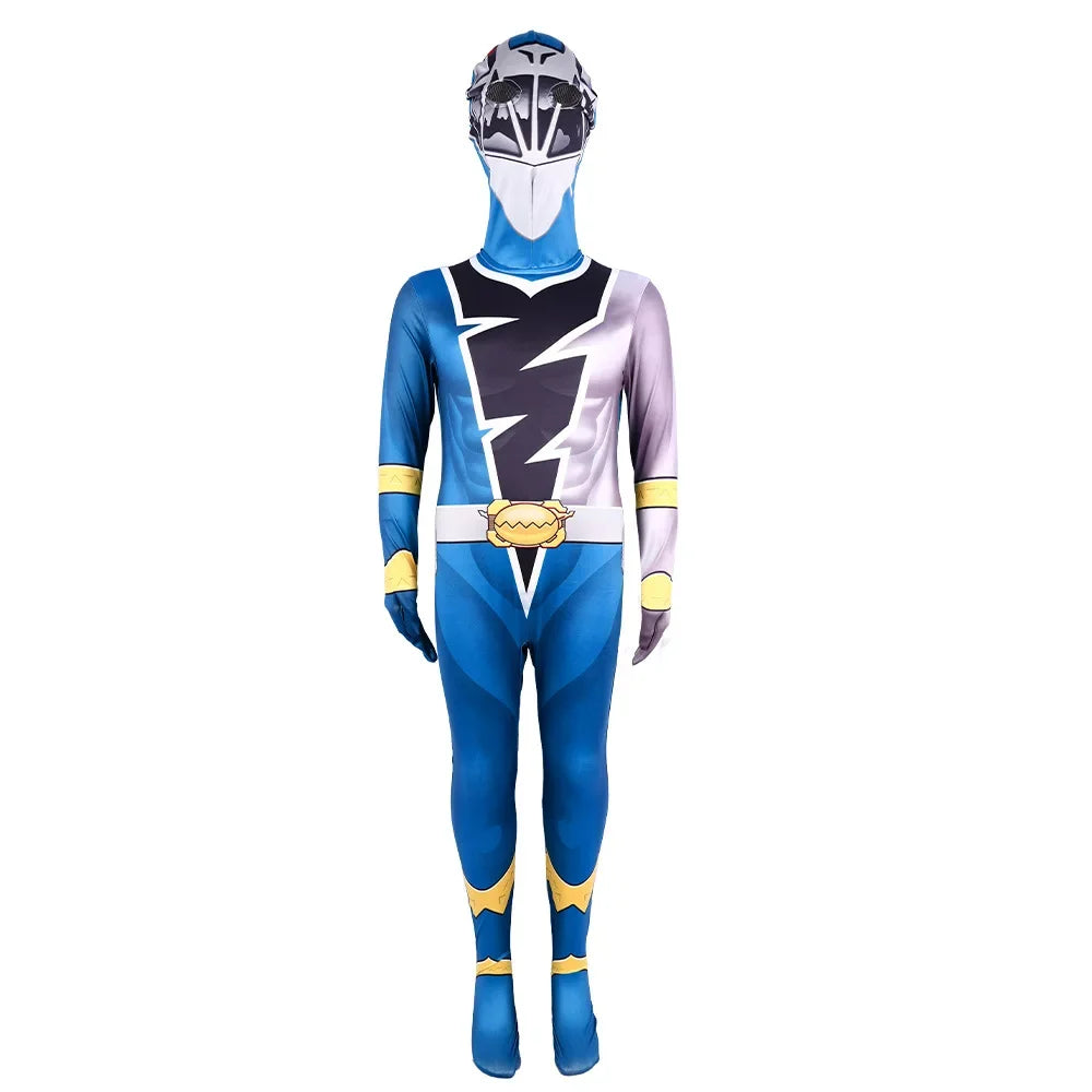Adult Kids Morpher Superhero Samurai Sentai Shinkenger Rangers Costume Halloween Costume - A7 / 140