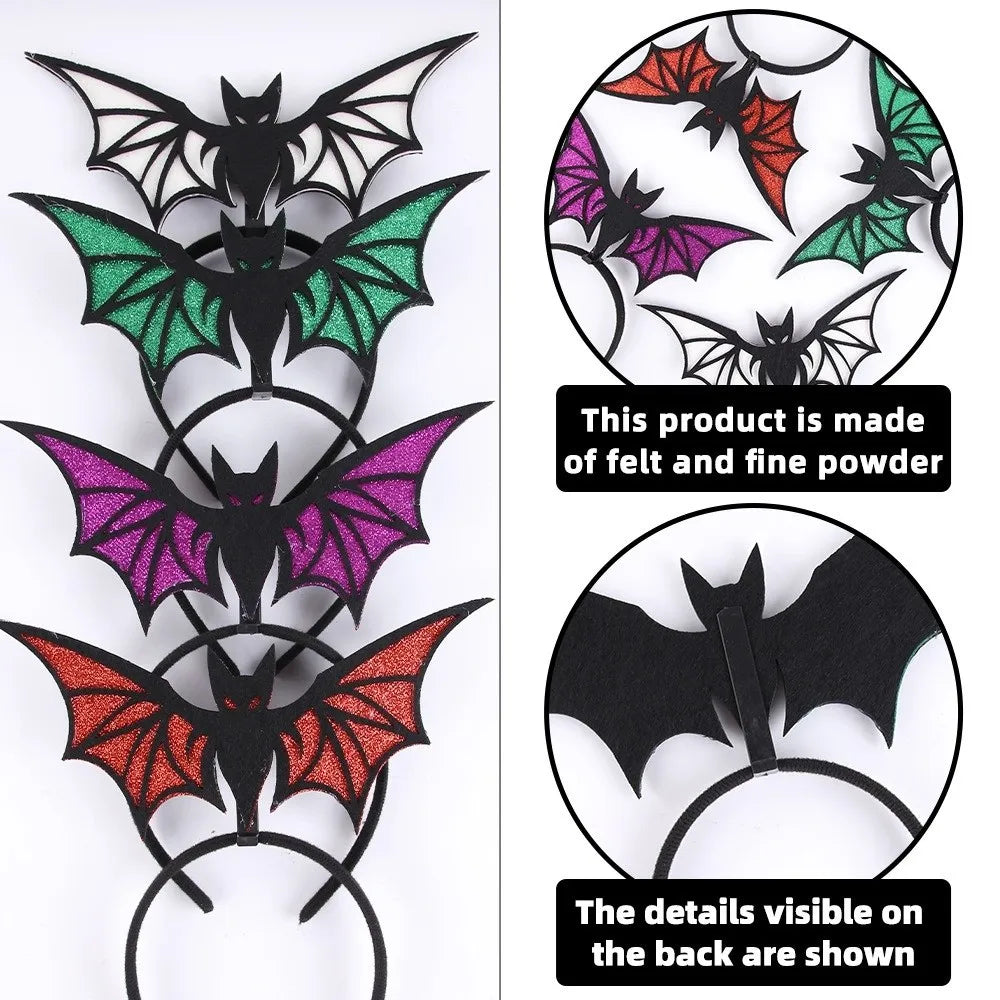 Halloween Bat Headbands Party Decoration Photo Props Ghost Festival Headband - product image 4