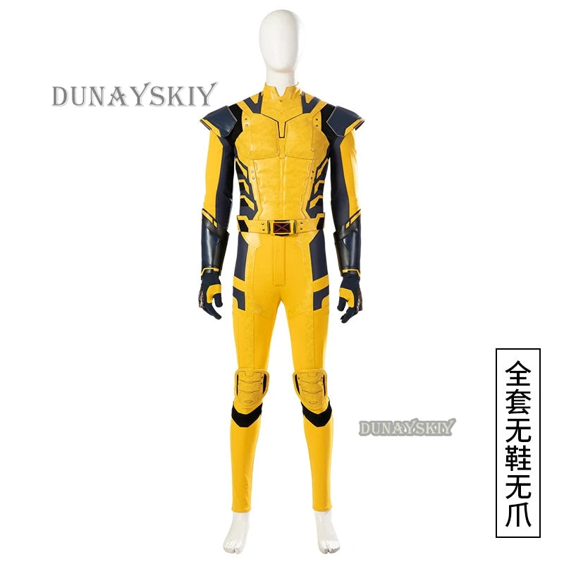 New Deaddpool Wolverine Cosplay Costume Superhero Cosplay Zentai Full Set With Bosysuit Shoes Handmade - product image 10