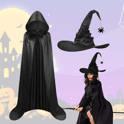 Creative Bat Hat Halloween Cloak Party Props Costume Halloween Cosplay Hooded Cape Funny Grim Reaper Cloak - product image 5