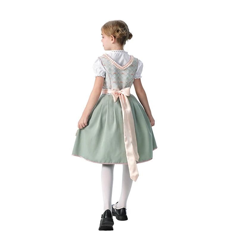 Kids' Bavaria German Oktoberfest Munich Farm Pastoral Flower Costume - alternate view 4