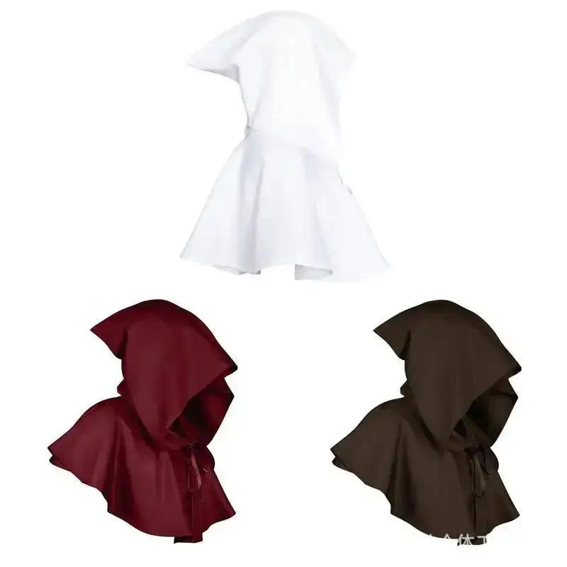 Adult Witch Supplies Masked Hats Retro Hooded Cloaks Mages Costume - alternate view 3