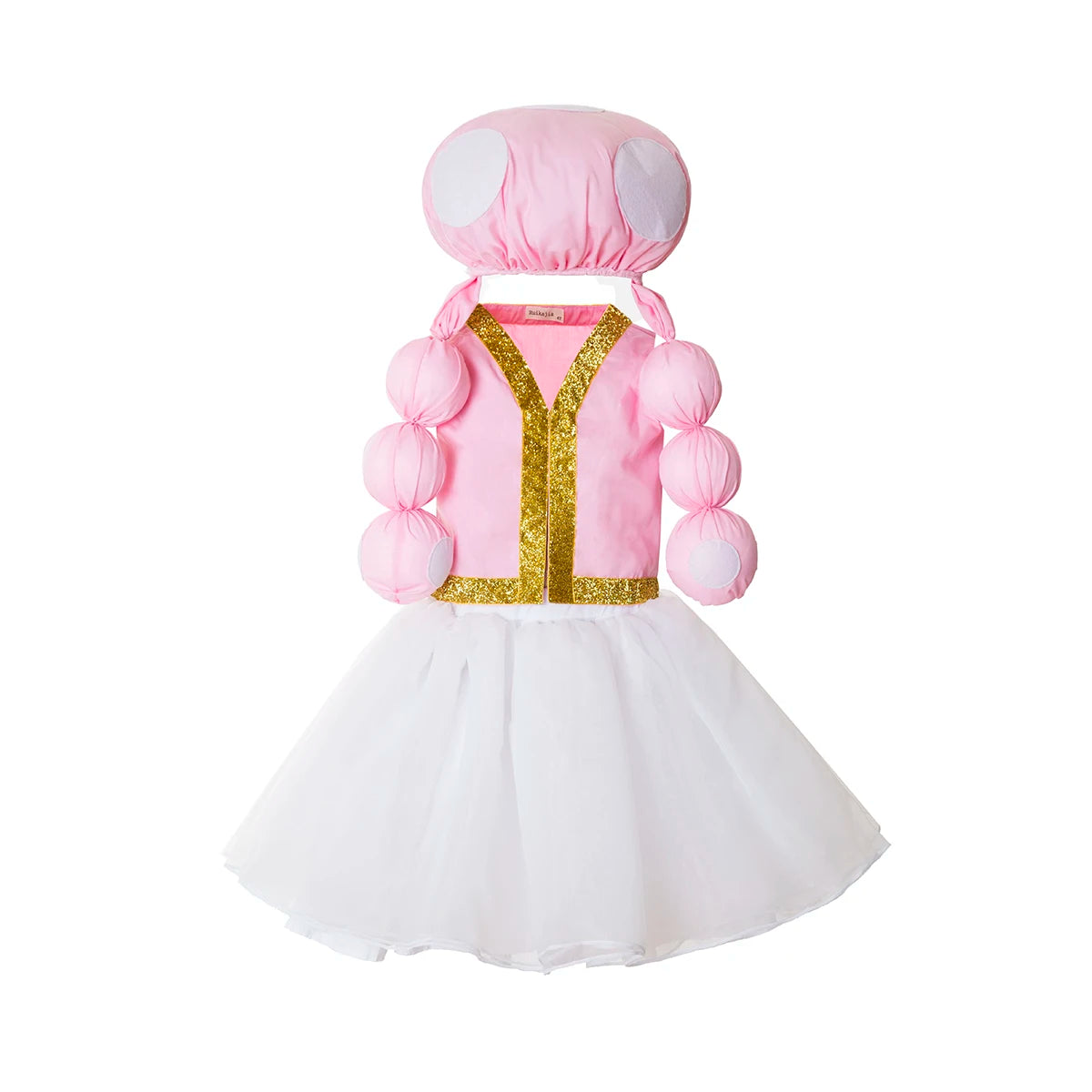 Kids' Mushroom Hat Pink Red White Costume - alternate view 14