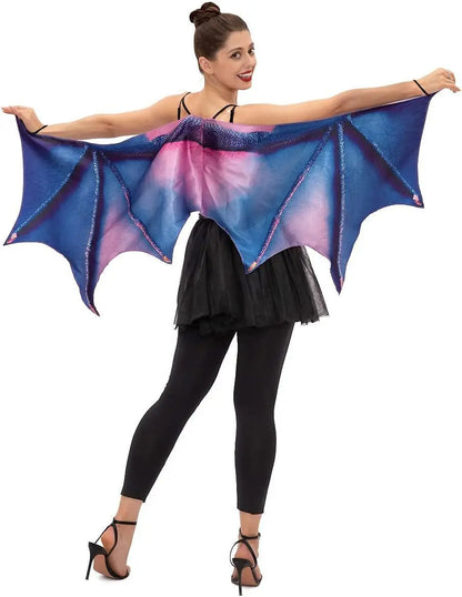 Adult Halloween Decoration Cos Animal Green Purple Wings Costume Dinosaur Dragon Demon Wings Accessorie - product image 7