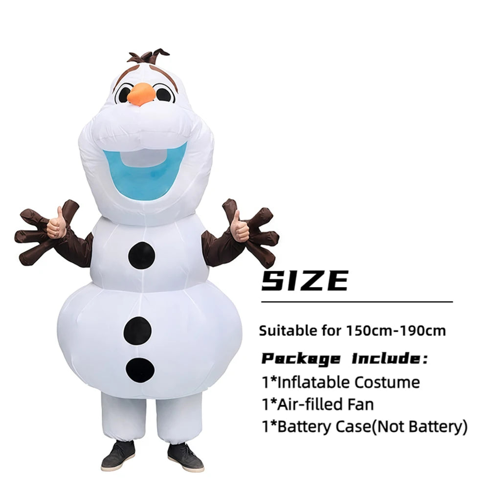 Snowman Inflatable Costume - Size One Size - product image 5