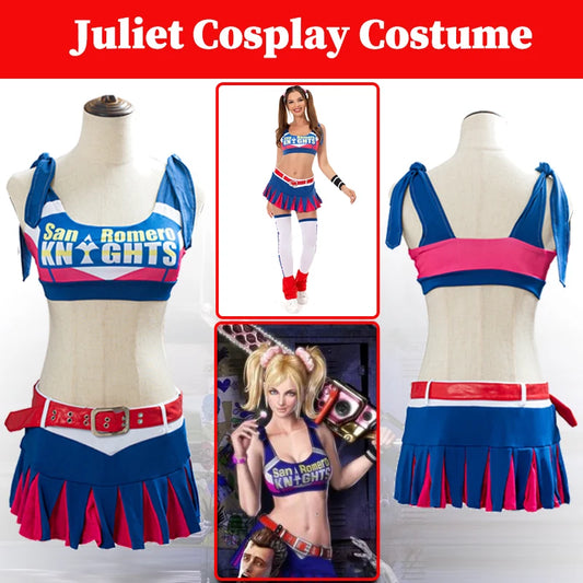 Women's Women's Juliet Starling Lollipops Costume Game Chainsaw Outfits Women