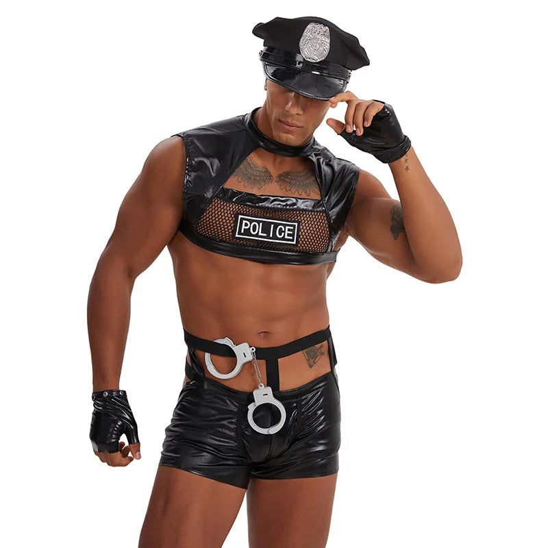 Bar Sexy Men Costume Sailor Thief Police Nurse Uniform Temptation Sexy Lingerie Set - View 5