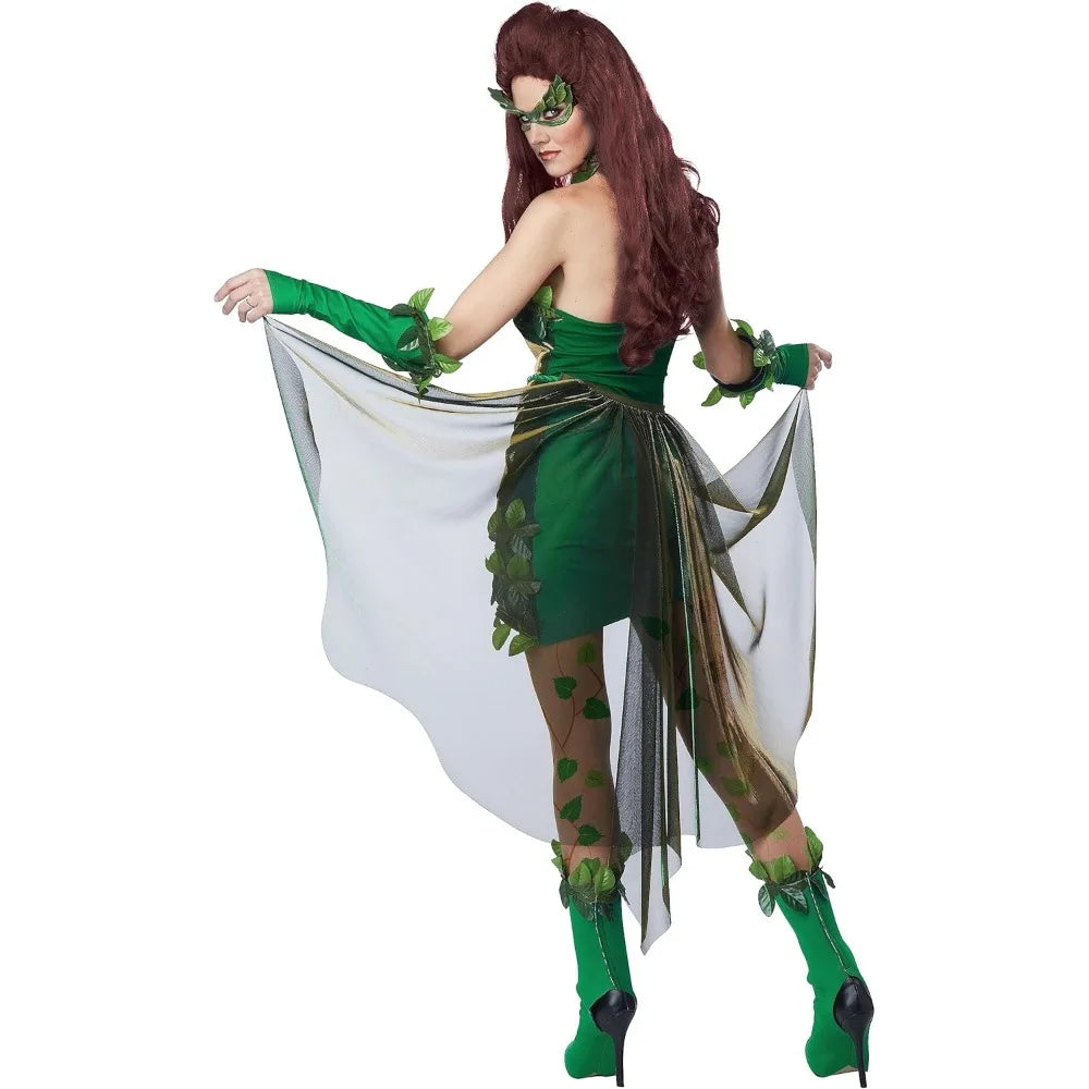 Green Leaves Tree Demon Costume for Women, Halloween Ivy Costume Set, Perfect for Cosplay Costumes forest - product image 2