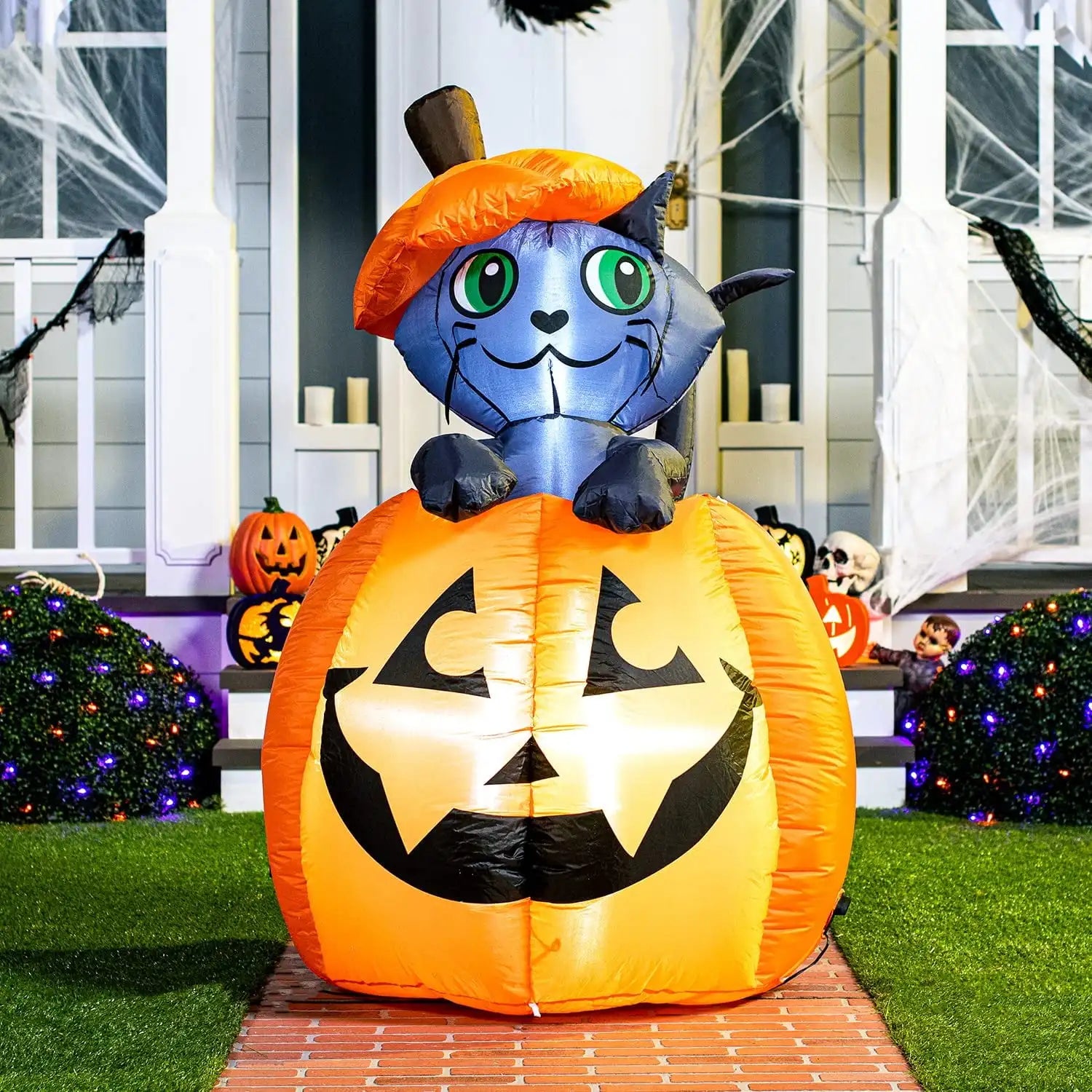 5 Ft Pumpkin Halloween Inflatable - product image 7