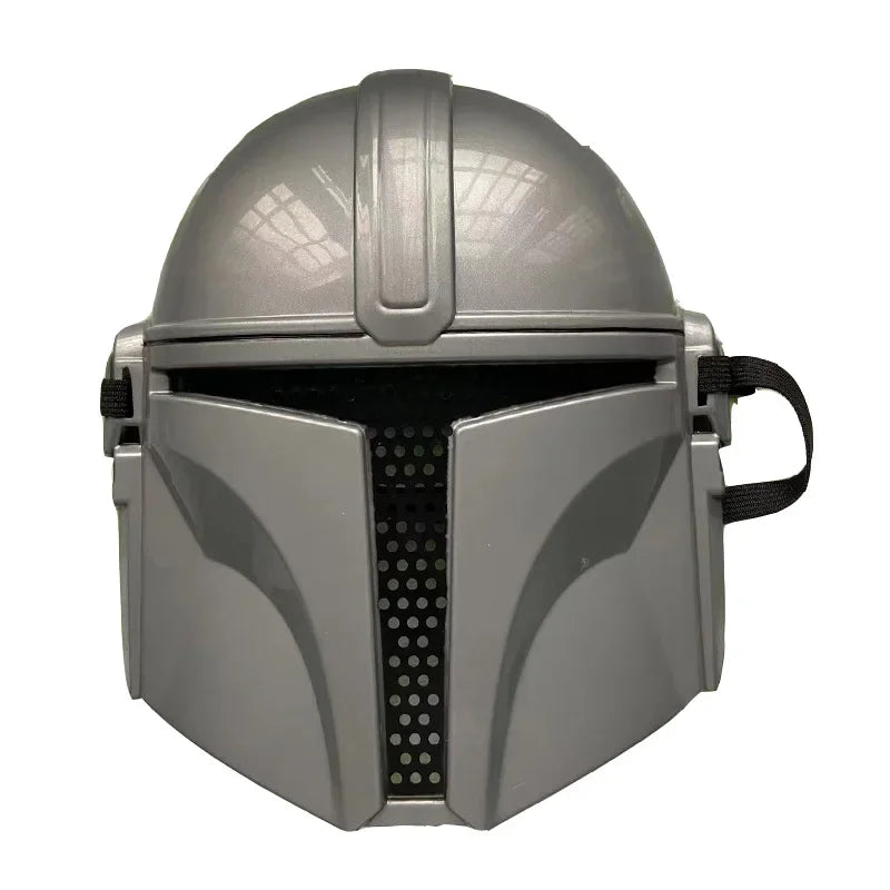 Kids Classic Mandalorian Costume Set Star Wars Warrior Armor Jumpsuit with Helmet & Cape - View 4