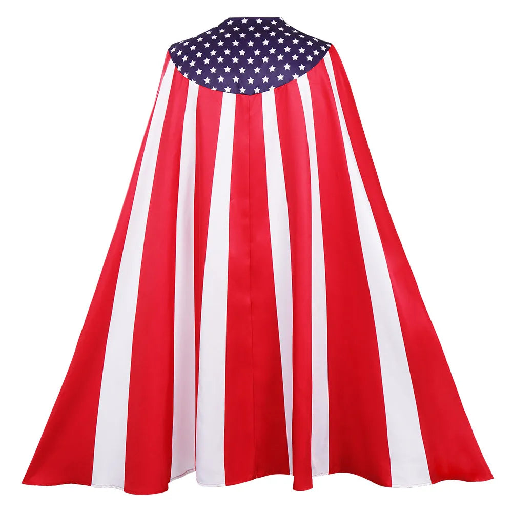 TV Fantasy the Boys Costume Homelander Cloak Costume Adult Men Women Cape Outfits - Male / S