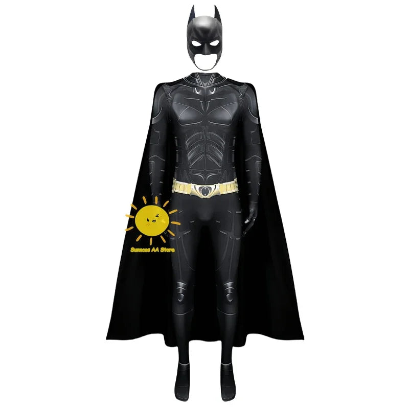 BEAST KINGDOM Movie black bat vigilante Costume black bat vigilante Costume Jumpsuit Cloak Mask black bat vigilante - Style C / 180