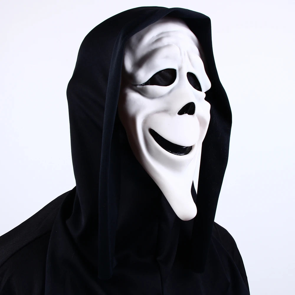 Quality Halloween Movie Scream Horror Face Mask Realistic Creepy Ghost Masks Stick Tongue Out Funny Scary - product image 5
