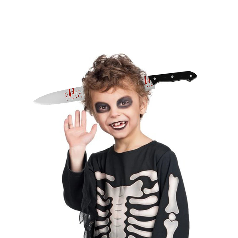 Fake Axe Knife & Scissors Halloween Headbands