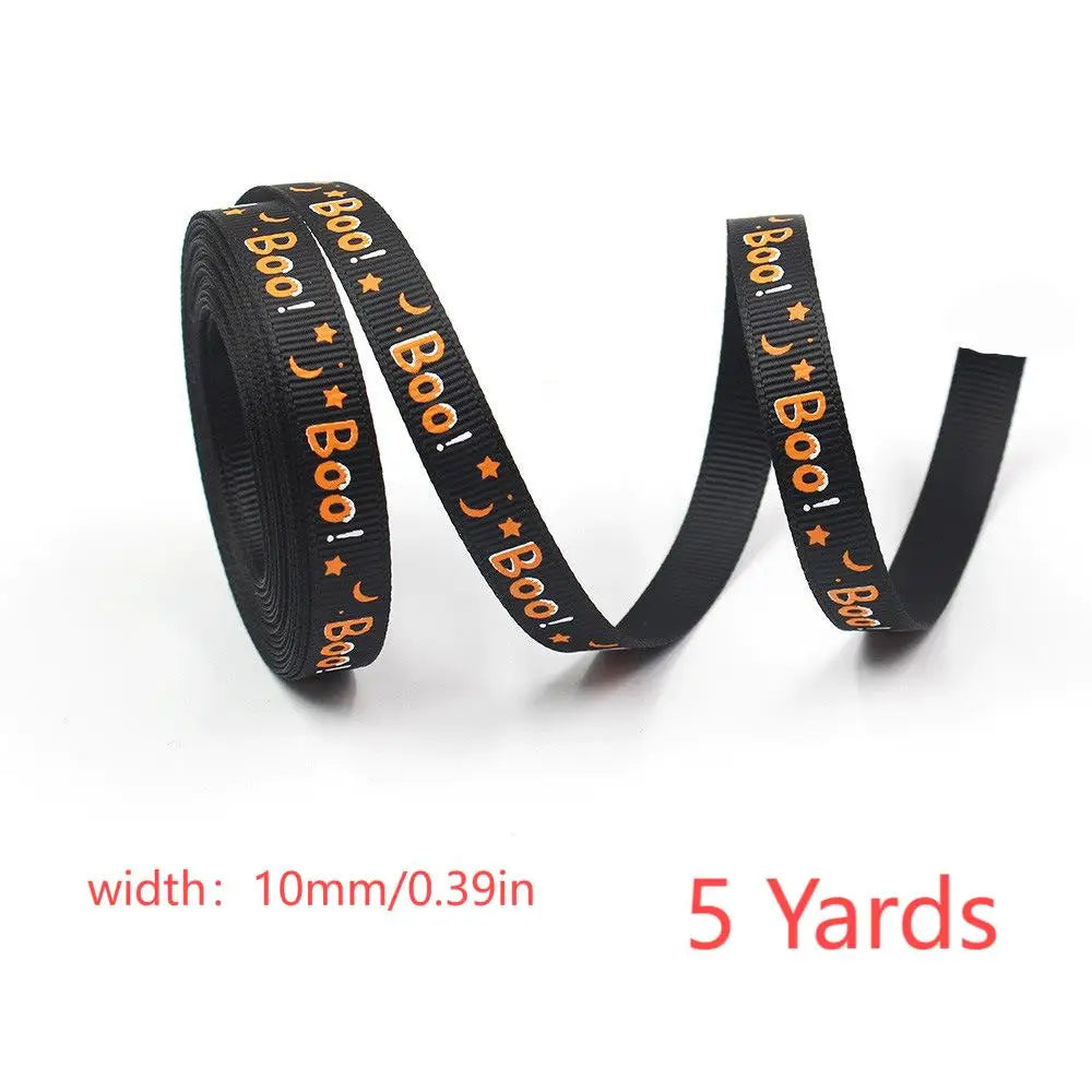 10mm Halloween Ribbon Halloween Party Scene Decoration Bow Headpiece DIY - product image 7