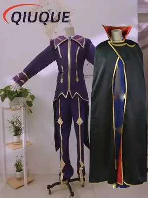 Code Geass Zero Cosplay Costume | Lelouch-Inspired Outfit & Cloak Options