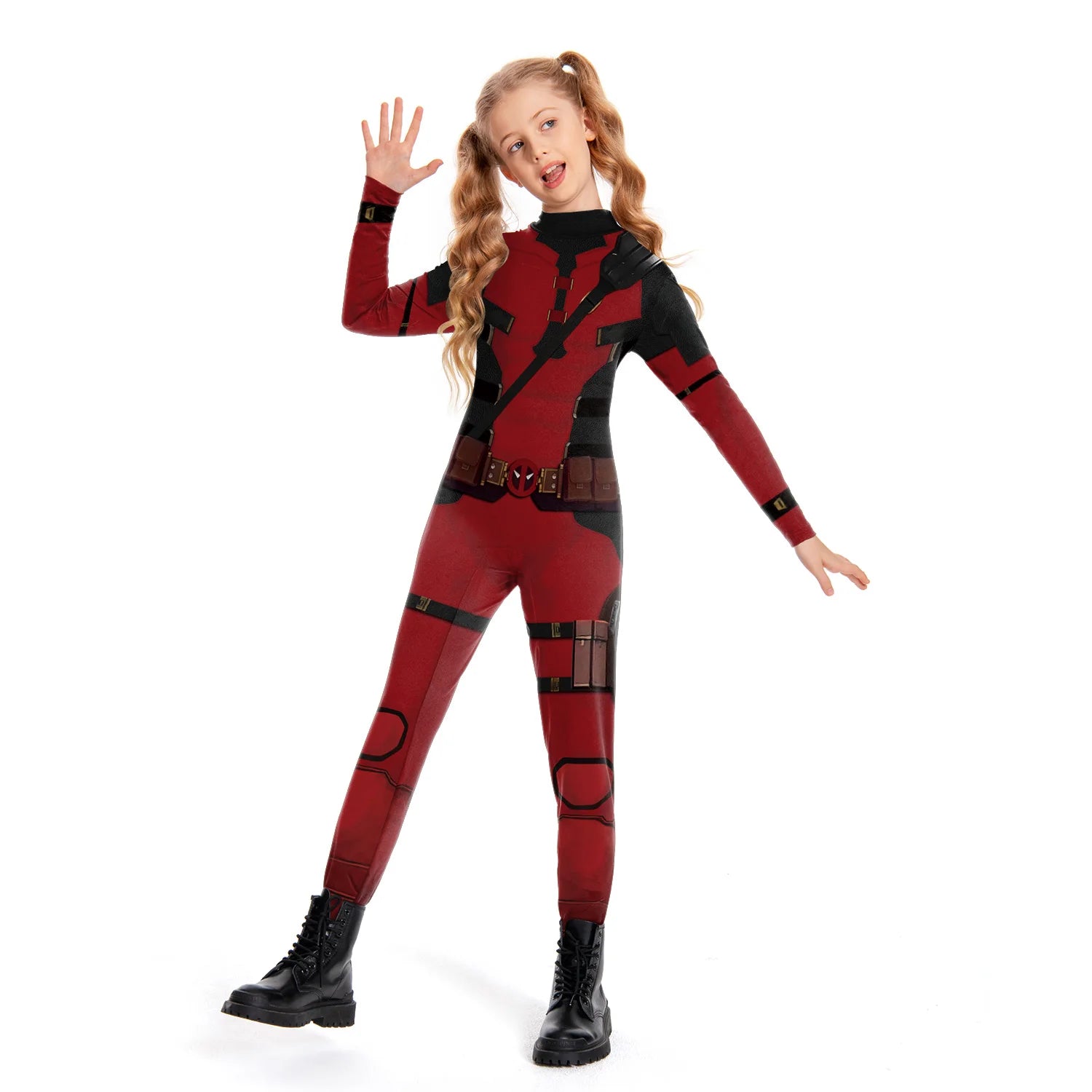 Zawaland Wolverine Deadpool Cosplay Jumpsuit Superhero Boys Girls Deadpool Adult Halloween Zenti James - product image 13