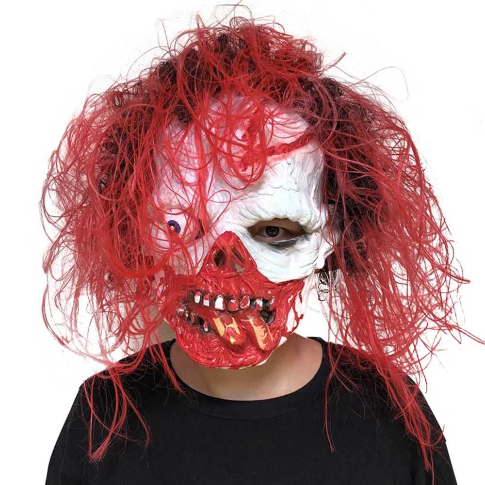 Halloween Horror Mask Scary Face Tricky Mask for Props - View 4
