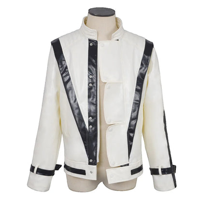 Thrilling Night Michael , red leather jacket, retro 80s singer Costume - alternate view 9