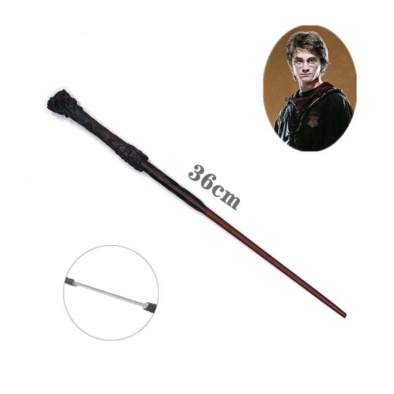 Wizard-Inspired Metal Core Magic Wand Cosplay Prop
