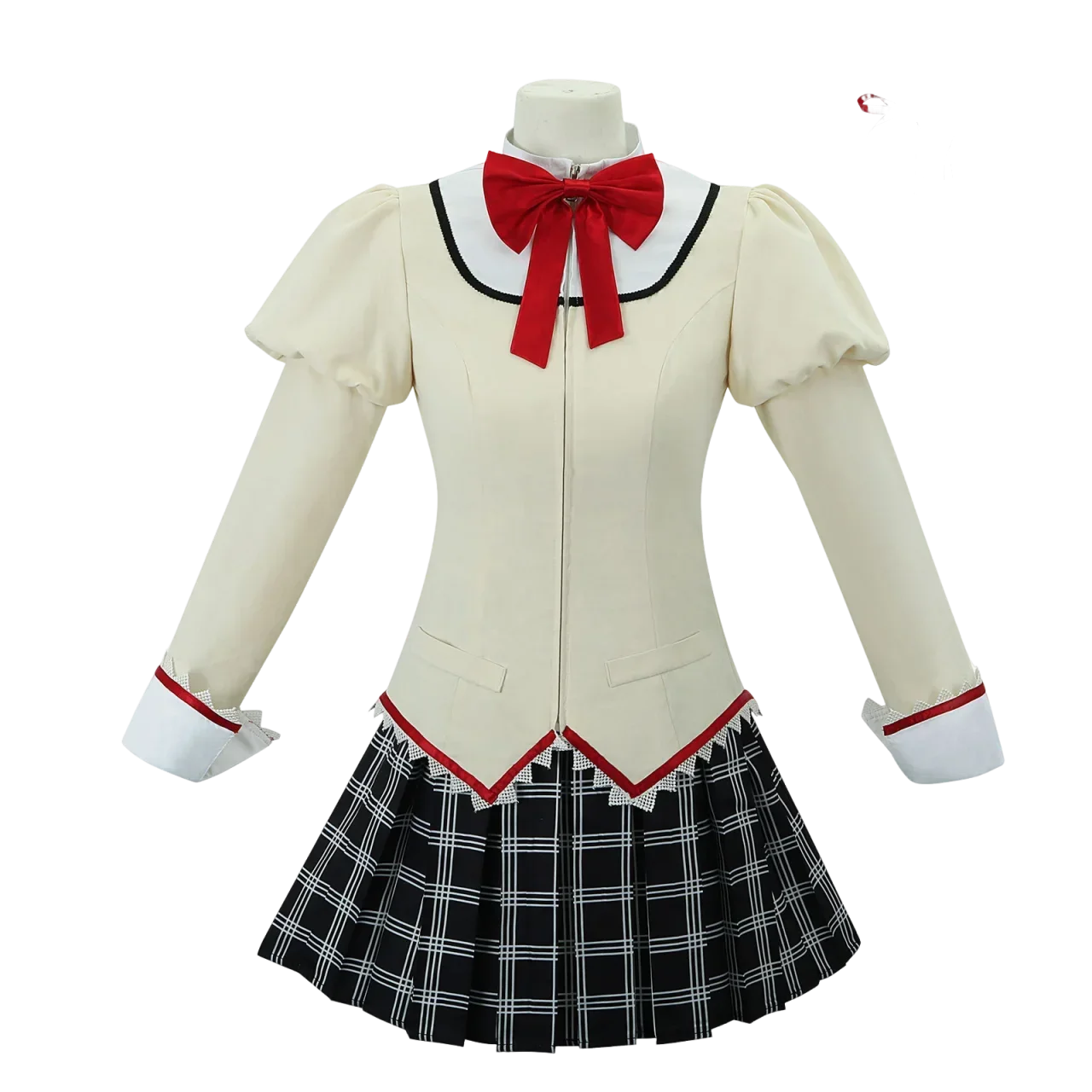 Halloween Costume Anime Madoka Magica Girl Outfit Halloween Dress School Uniform Cosplay - 4 / 3XL