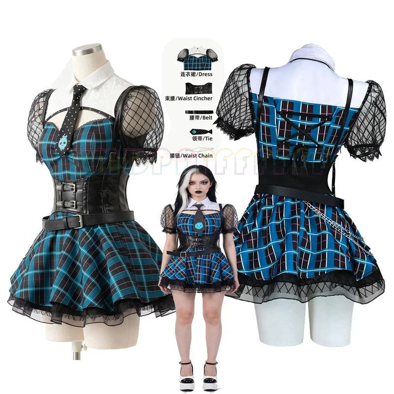 Women's Frankie Stein-Inspired Monster High Costume – School Uniform