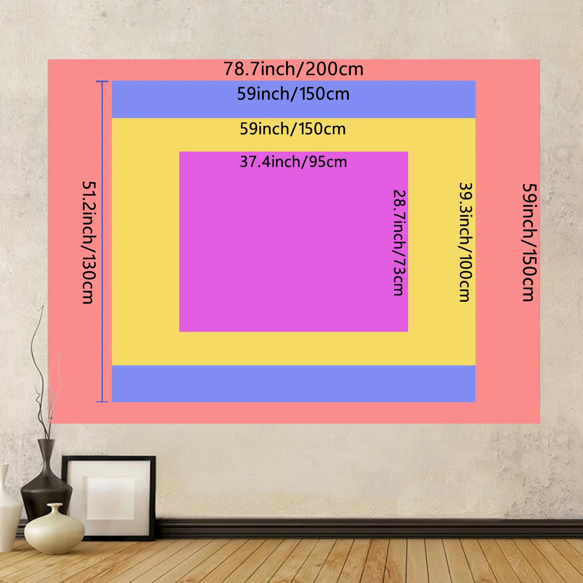 Sun & Moon Celestial Tarot Tapestry