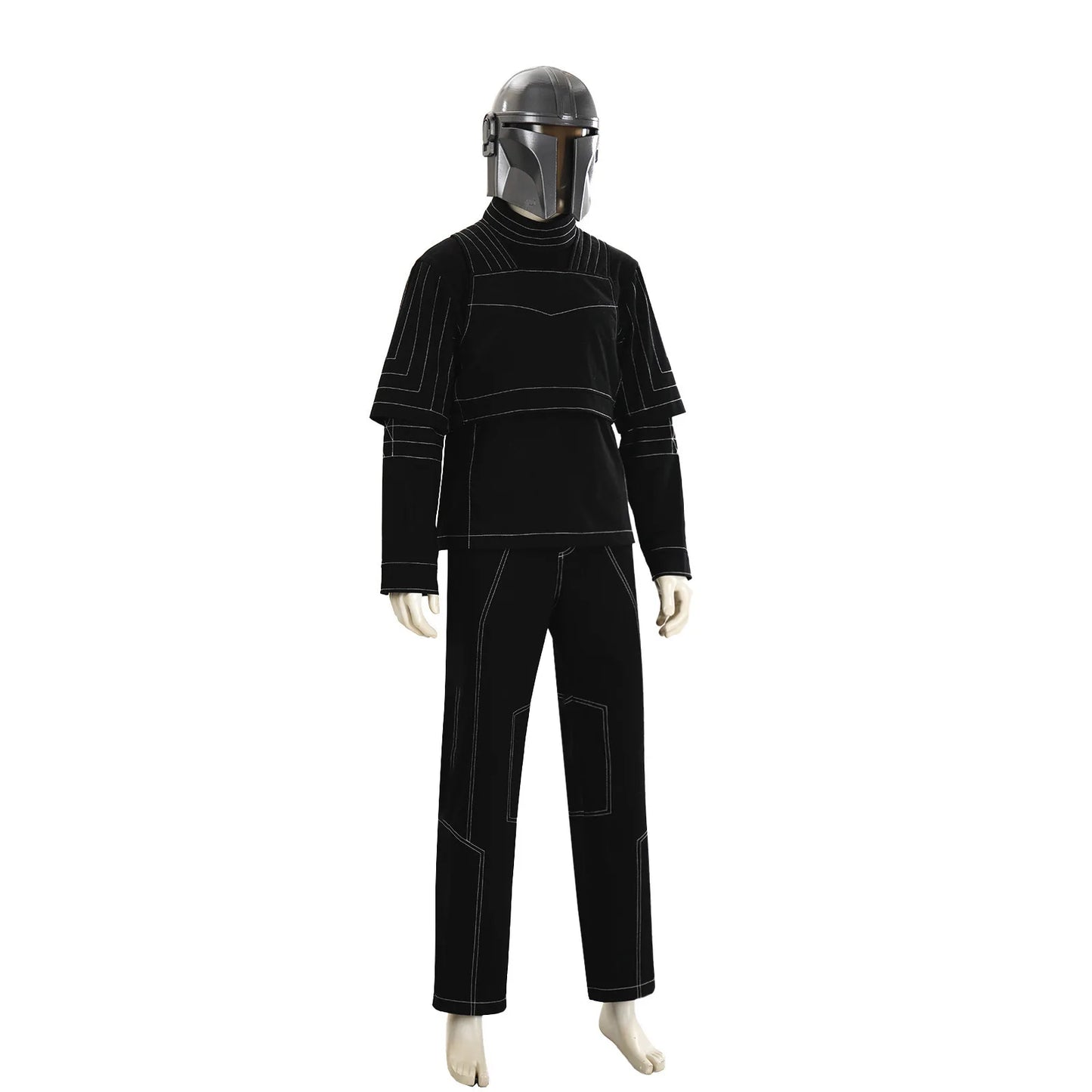 Din Djarin Costume Top Pants for Adult Men Movie Bounty Hunter‌ Roleplay Outfits Halloween - H260109 Dark brown / XS