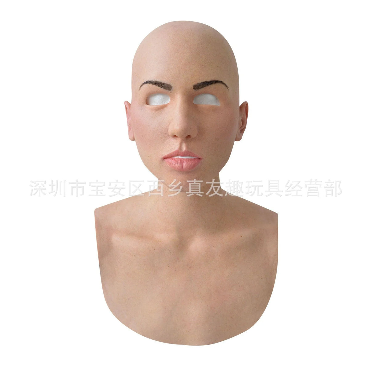 Realistic Elderly Latex Face Old and Women's Halloween Mask - product image 7