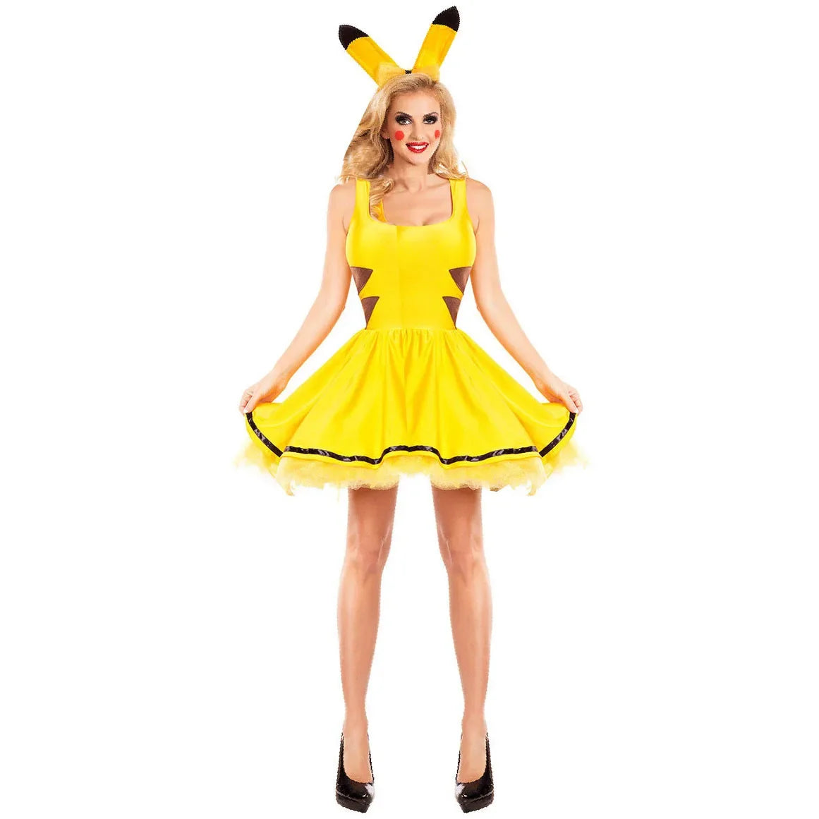 Halloween Women's Role Play Costume Magic Yellow Mouse Rabbit Fancy - view 7