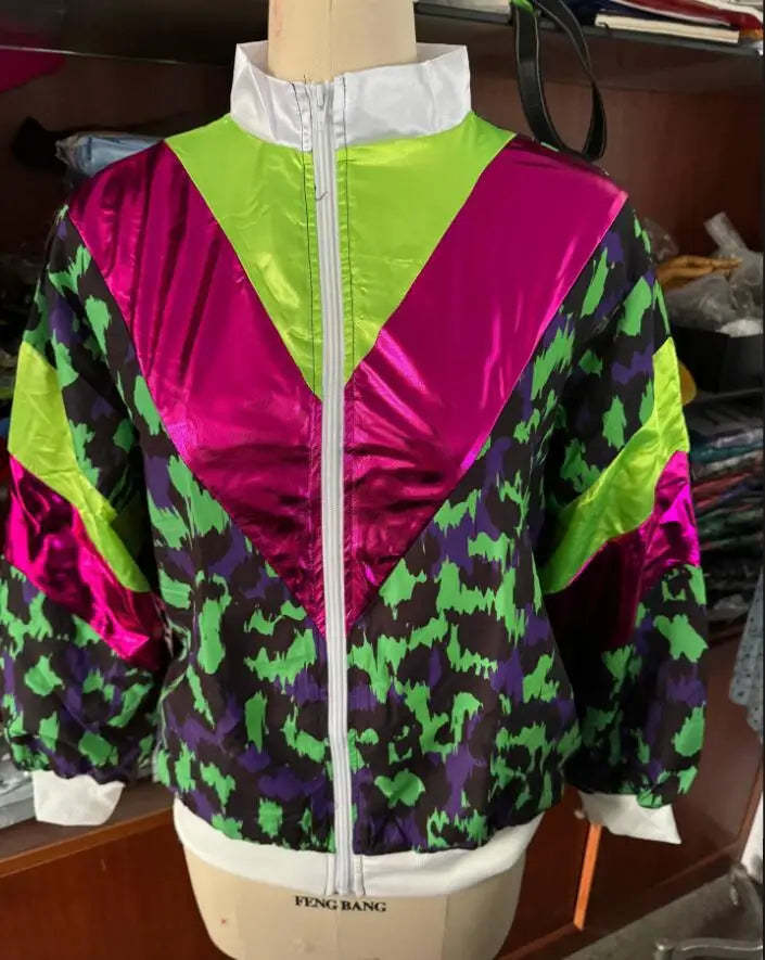 Women's Men's Costume 80s 90s Suit Party Accessories Disco Jacket Trousers Outfit Women's Men's Costume - product image 9