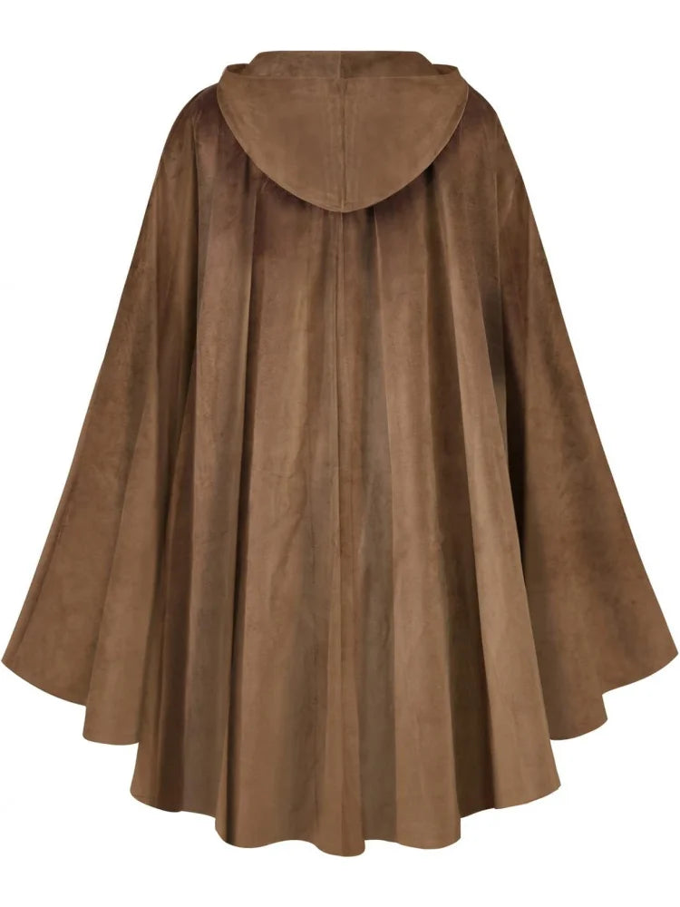 Medieval Victorian Velvet Hooded Halloween Cape - product image 3
