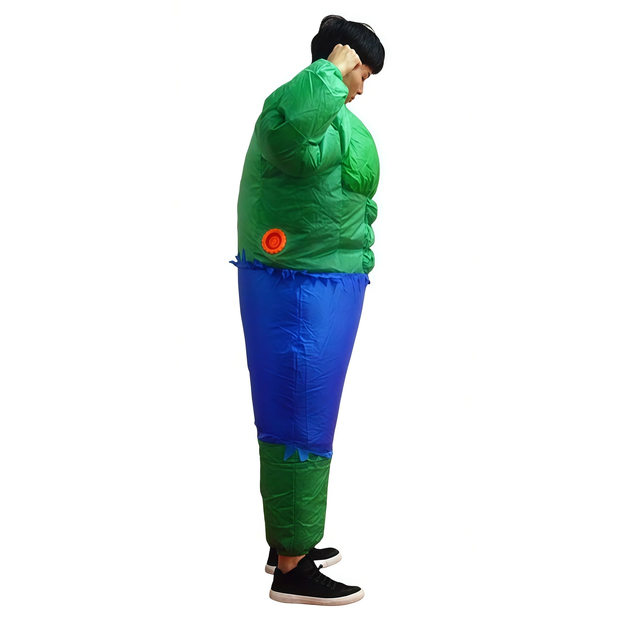 Inflatable Captain Hulk Super hero Cosplay Jumpsuit Costume Halloween for Man Party - product image 2