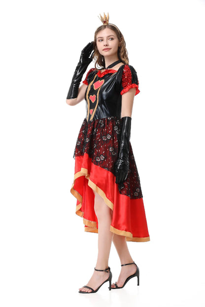 Women's 2026 Red Dress Full Outfit Bar Club Daily Matching Complete Set Costume - alternate view 3