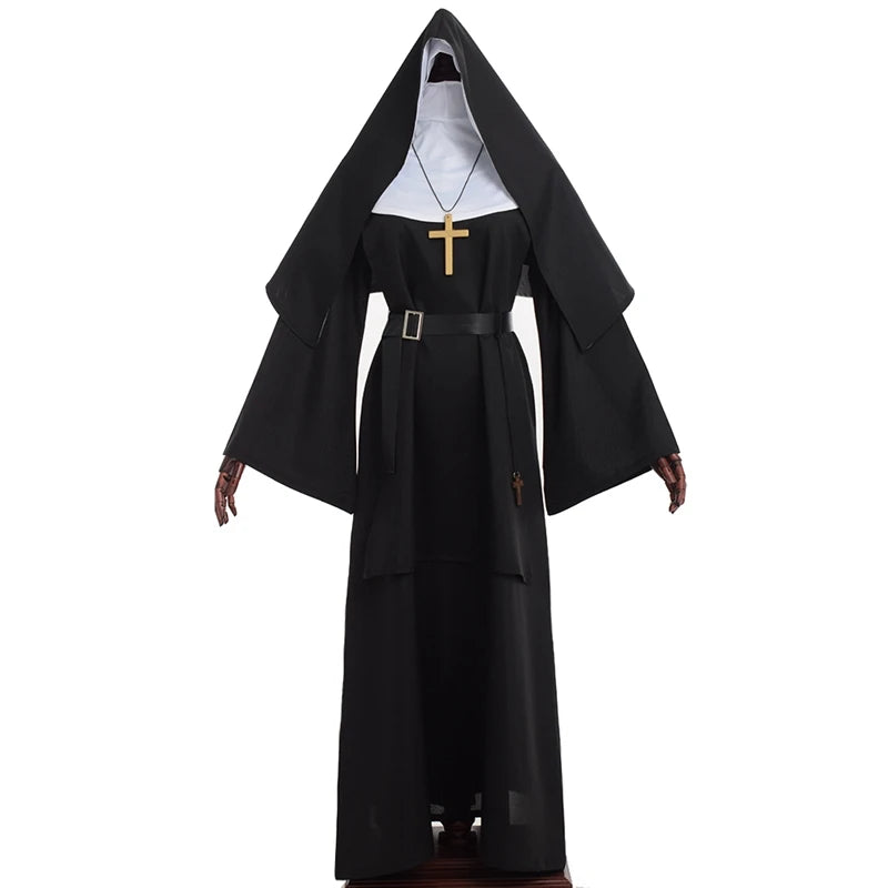 Women's Nun Scary Nun Costume - alternate view 4