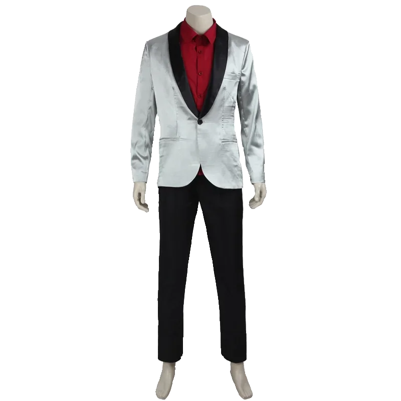 Halloween Carnival Outfit Comic Con Clown Joker Costume Stage Roleplaying Cosplay Complete Set Skirt Pants - product image 7