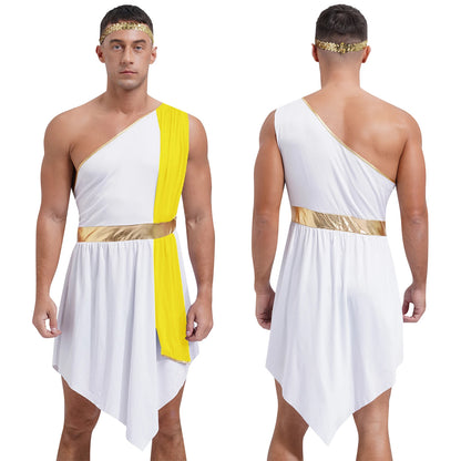 Men's Medieval Roman Greek Knight Warrior Ancient Costume - alternate view 9