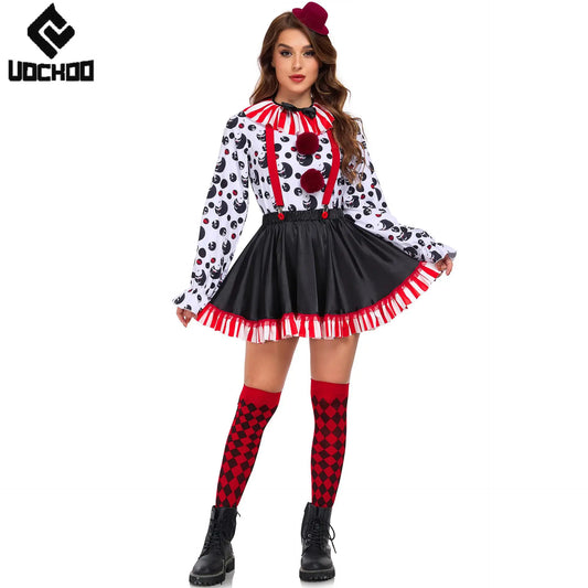Kids' Clown Dress Suit Acrobatic Family Look Suit Girl Dress Wear - Discount Halloween City