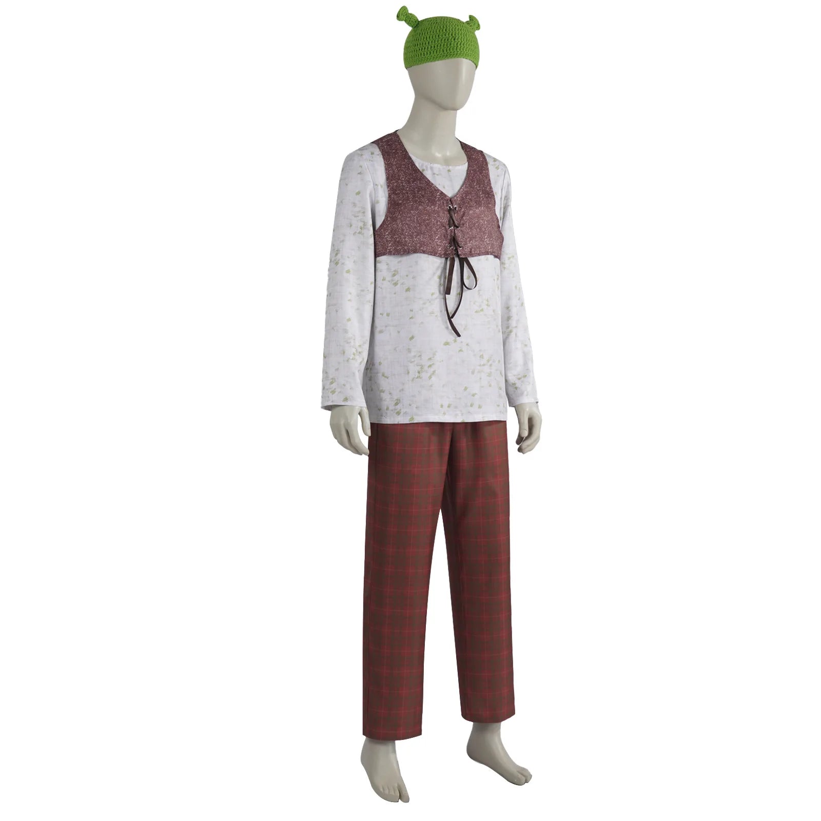 Anime Green Ogre Costume Monster Outfits Man Halloween Disguise Green Ogre Costumes - Green Ogre / S
