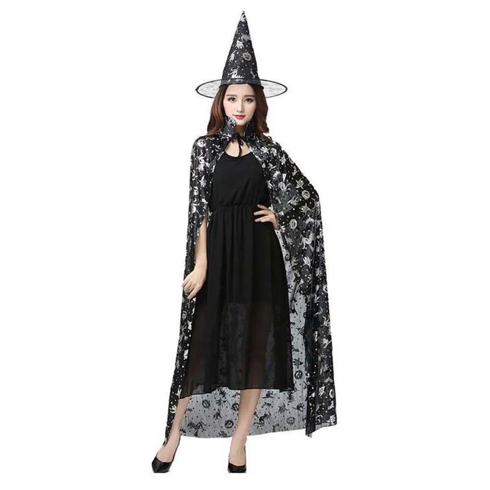 Trendy Performance Costumes Halloween Cloak Sets Witch Caps Pumpkin Scary Costumes Ghost - View 7