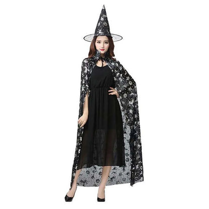 Trendy Performance Costumes Halloween Cloak Sets Witch Caps Pumpkin Scary Costumes Ghost - View 7